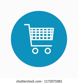 shopping cart icon vector