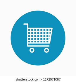shopping cart icon vector