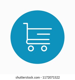 shopping cart icon vector