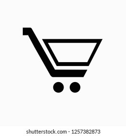 Shopping cart icon - (Vector)