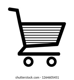 Shopping cart icon vector