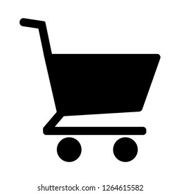 Shopping cart icon vector