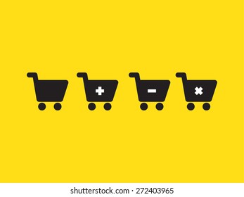 Shopping Cart Icon - Vector