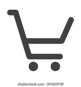 Vector de icono de Carrito de compras. 