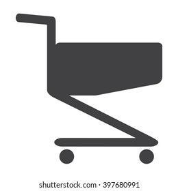 Shopping cart Icon Vector.