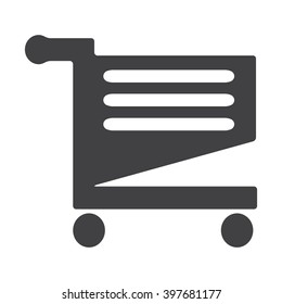Shopping cart Icon Vector.
