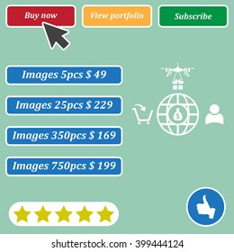 Shopping cart Icon Vector.