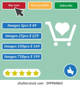 Shopping cart Icon Vector