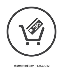 Shopping cart Icon Vector