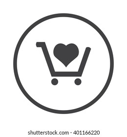 Shopping cart Icon Vector.