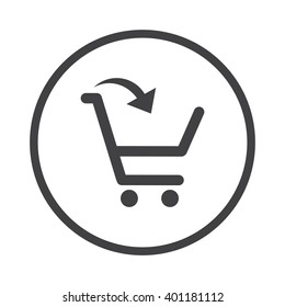 Shopping cart Icon Vector.