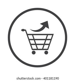 Shopping cart Icon Vector.