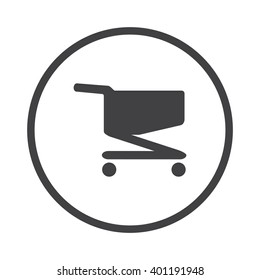 Shopping cart Icon Vector.