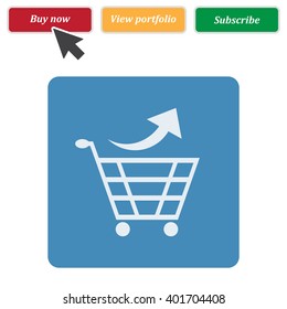 Shopping cart Icon Vector