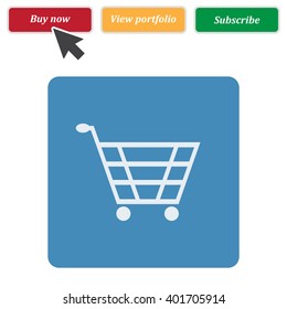 Shopping cart Icon Vector