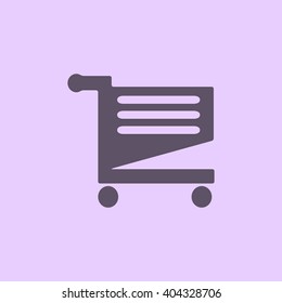 Shopping cart Icon Vector. 