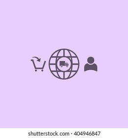 Shopping cart Icon Vector