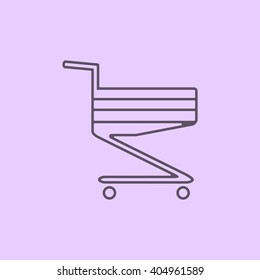 Shopping cart Icon Vector.