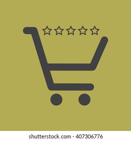 Shopping cart Icon Vector