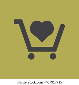 Shopping cart Icon Vector