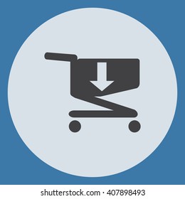 Shopping cart Icon Vector