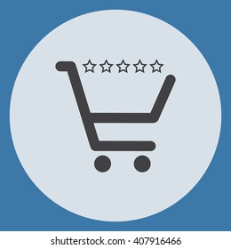 Shopping cart Icon Vector