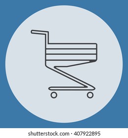 Shopping cart Icon Vector