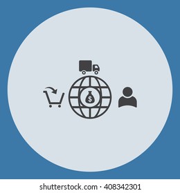 Shopping cart Icon Vector