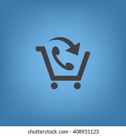 Shopping cart Icon Vector