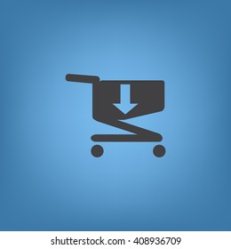 Shopping cart Icon Vector