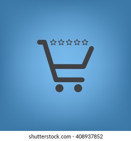 Shopping cart Icon Vector