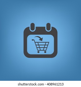 Shopping cart Icon Vector