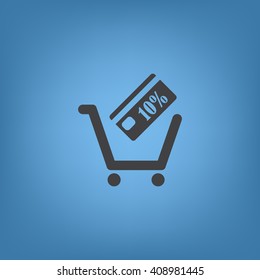Shopping cart Icon Vector