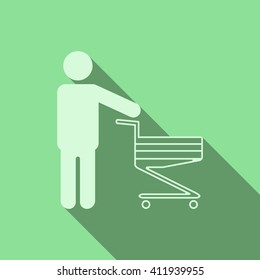 Shopping cart Icon Vector