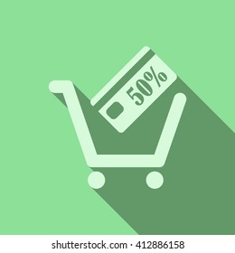 Shopping cart Icon Vector