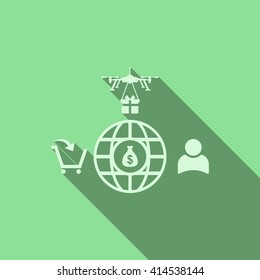 Shopping cart Icon Vector