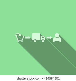 Shopping cart Icon Vector