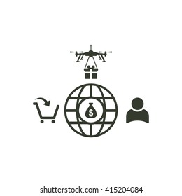 Shopping cart Icon Vector