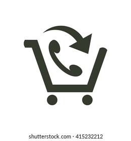 Shopping cart Icon Vector