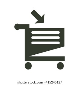 Shopping cart Icon Vector
