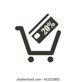 Shopping cart Icon Vector