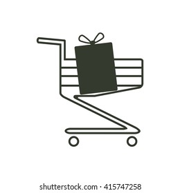 Shopping cart Icon Vector