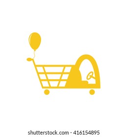 Shopping cart Icon Vector