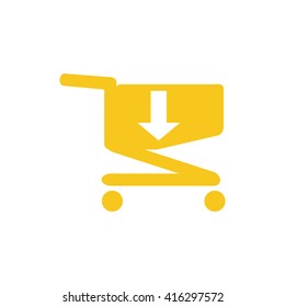 Shopping cart Icon Vector