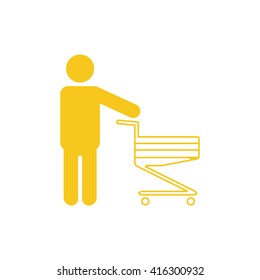 Shopping cart Icon Vector