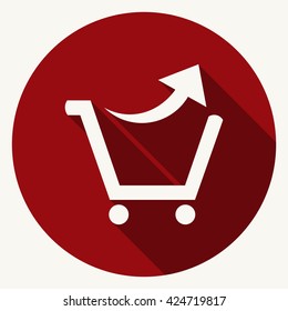 Shopping cart Icon Vector