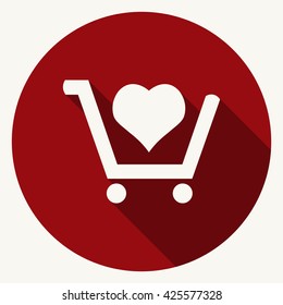 Shopping cart Icon Vector