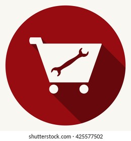 Shopping cart Icon Vector