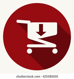 Shopping cart Icon Vector