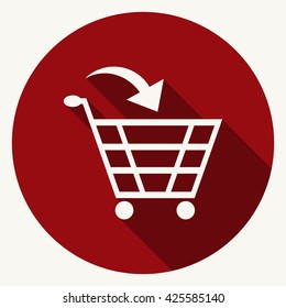 Shopping cart Icon Vector